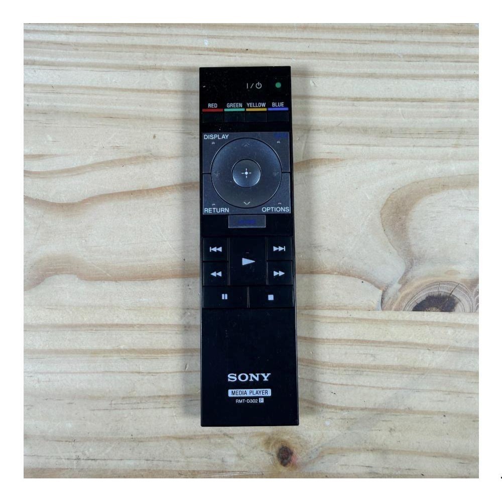 Sony RMT-D302 Media Player Remote Control Black Replacement Accessory
